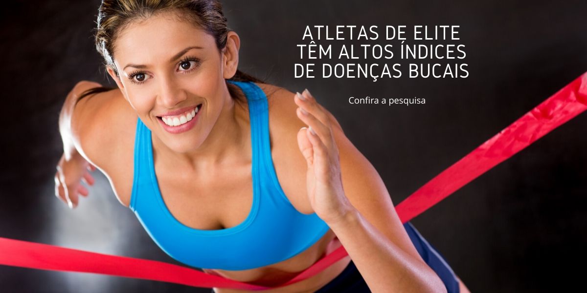 Atletas de elite têm altos índices de doenças bucais